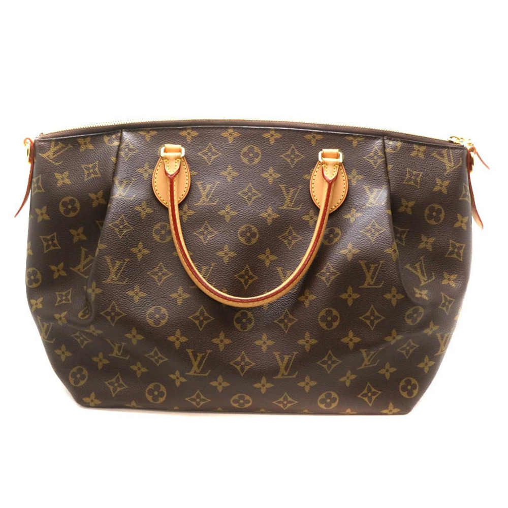 Louis Vuitton Bag Canvas Monogram Shoulder Brown LV Turenne Handbag
